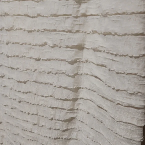 Final $4 Robbie Bee "Layered Dress with Crochet Neckline" Sz. 12 Ivory - Picture 3 of 5